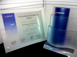Winner of the Boeing Performance Excellence Award (5 Straight Years)